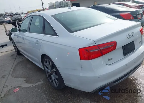 2013 Audi A6 3.0T Premium z USA, uszkodzony, nr VIN WAUJGAFC3DN027822